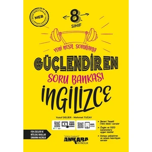 Ankara Yayıncılık 8.Sınıf  LGS Güçlendiren Ingilizce Soru Bankası - Güçlendiren
