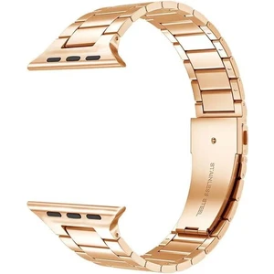 Cool Cold  Apple Watch Lüks Metal 42/42/44/45/49 mm Paslanmaz Çelik Ayarlanabilir Pimli Kordon