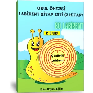 Okul Öncesi Labirent Kitabı (2-6 Yaş) (Ciltli)