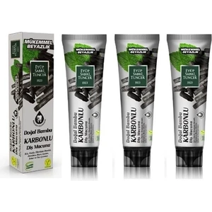 Eyüp Sabri Tuncer Doğal Bambu Aktif Karbonlu Diş Macunu 75 ml x 4 Adet
