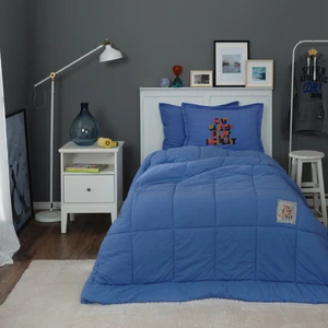 Karaca Home Motto Cotton Comfort Tek Kişilik Mavi