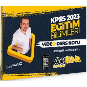 Hocawebde Yayınları KPSS 2023 Eğitim Bilimleri Rehberlik Ve Özel Eğitim Video Ders Notları