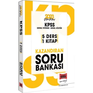 Yargı Yayınevi KPSS 2023 Genel Yetenek Genel Kültür  Tüm Dersler 5 Ders 1 Kitap Kazandıran Soru Bankası