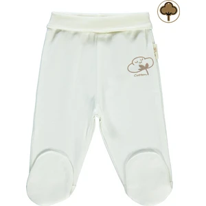 Civil Baby Bebek Organik Patikli Tek Alt 0-6 Ay Ekru