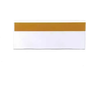 400 Micron PVC Malzeme Arkası Yapışkan Bantlı Raf Önü Etiketlik 38x100 mm 100 lü Pk