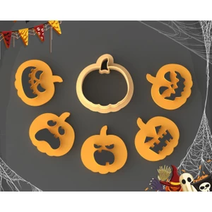 Cadılar Bayramı Halloween Balkabağı Kurabiye Kalıbı