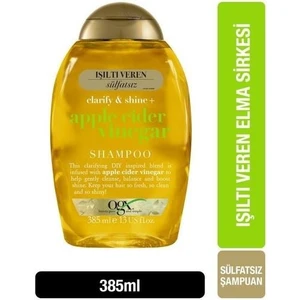 Organix Apple Cider Vineger Işıltı Veren Sülfatsız 385 ml
