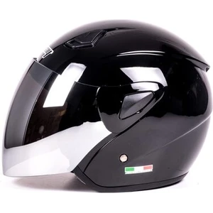 700 Parlak Siyah Kask