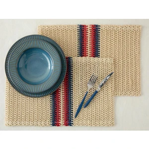 English Home Softy Braid Kağıt 2'li Amerikan Servis 30 x 47 cm Kırmızı