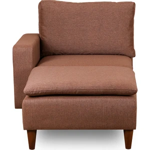 Lungo Modüler Daybed - Açık Kahve Keten