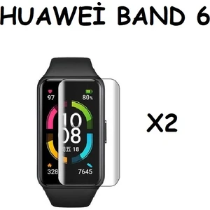 Huawei Band 6 Uyumlu (2 Adet) Ekran Koruyucu Nano Jelatin