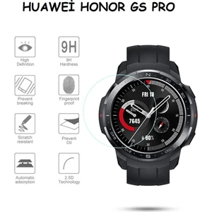 Huawei Honor Watch Gs Pro Uyumlu (2 Adet) Ekran Koruyucu Nano Jelatin