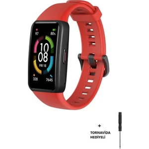 Huawei Band 6 ve Honor Band 6 Uyumlu Soft (Yüksek Kalite) Silikon Kordon Kayış