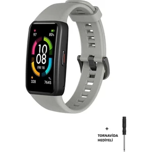 Huawei Band 6 ve Honor Band 6 Uyumlu Soft Silikon Kordon Kayış