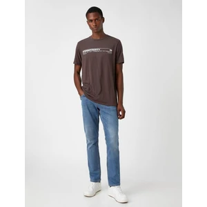2YAM45245LD Koton Erkek Jean Pantolon Koyu Indigo