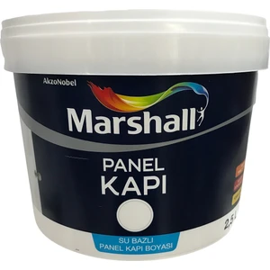 Su Bazlı Panel Kapı Boyası  2.5 L - Yeni Plastik Ambalaj  BEYAZ