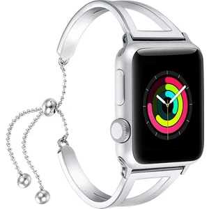 Apple Watch 42/44/45MM Bilezik Metal Premium Kordon Kayış Bileklik Kordon