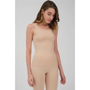 Kadın Ip Askılı Dantel Detaylı Atlet 6687 Ten Rengi