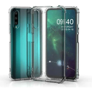 Aqua Aksesuar Huawei P Smart Pro 2019 Köşe Korumalı Şeffaf Darbe Emici Telefon Kılıfı
