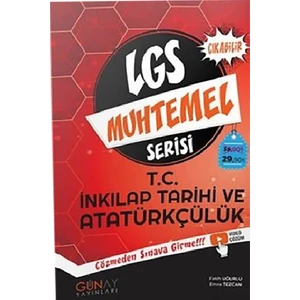 Günay Yayınları Gün&Ay Yayınları Muhtemel Serisi LGS T.C. Inkılap Tarihi ve Atatürkçülük Soru Bankası