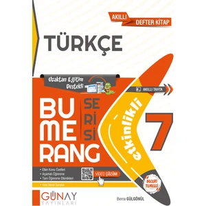 Günay Yayınları Gün&Ay Yayınları 7. Sınıf Bumerang Etkinlikli Türkçe