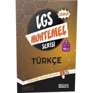 Günay Yayınları Gün&Ay Yayınları Muhtemel Serisi LGS Türkçe Soru Bankası