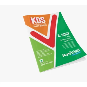 Mavitikli Yayıncılık 6.sınıf Kds 6'lı Paket Deneme