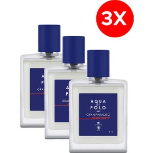 Aqua Di Polo 1987 Gran Paradiso Sport 50 ml Edp 3'lü  Erkek Parfüm Seti STCC021160