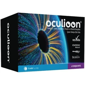 Omega-3, Lutein, Zeaksantin, Vitamin ve Mineral Içeren Takviye Edici Gıda 60 Yumuşak Kapsül