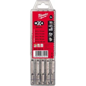 Sds-Plus Matkap Uç Seti 5 Parça Mx4 Seri 5MM-10MM