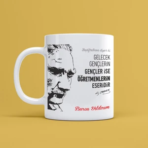 Öğretmenler Gününe Özel Tasarımlı Kupa Bardak Mr-01