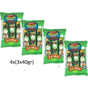 Tüp Organik Süper Ikili Tahin Pekmez Karışımı Avantaj Paketi 4 x (3x 40 G)8690710141241