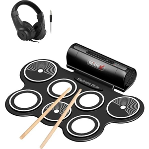 Ddx-70 Dijital Davul 7 Ped 2 Ayak Pedalı (Kulaklık Çubuklar Adaptör Full Set)