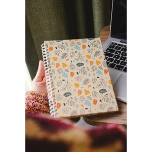 Co Notes  Sert Kapak Spiralli Noktalı Defter - Bullet Journal