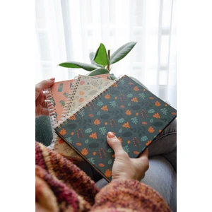 Co Notes  3'lü Sert Kapak Spiralli Kareli Defter Seti