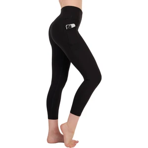 Ultra Yumuşak 7/8 Boy Yüksek Bel 3 Cepli Toparlayıcı Push Up Iç Göstermez Yoga Kadın Taytı