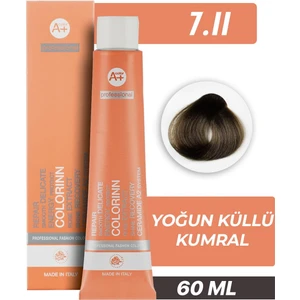 Professional Tüp Saç Boyası 7.11 Yoğun Küllü Kumral 60 Ml