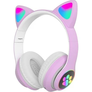 SN-CT888 Bluetooth LED Işıklı Kulak Üstü Kedi Kulaklık
