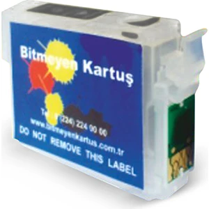 (Dolu) Epson 1291 Uyumlu Siyah Kolay Dolan Kartuş - B42/ BX305/ BX320/ BX525/ BX535/ BX625/ SX230/ SX235/ SX420/ SX425/ SX430/ SX435/ SX440/ SX445/ SX620/ WF3010/ WF3530
