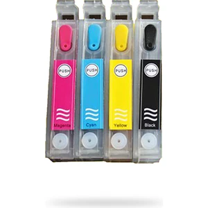 Epson 1281-1284 Uyumlu Kolay Dolan Kartuşlar (Dolu) - Oto Reset Çipsetli - BX305FW/ S22/ SX130/ SX230/ SX235/ SX420/ SX425/ SX430/ SX435/ SX440/ SX445