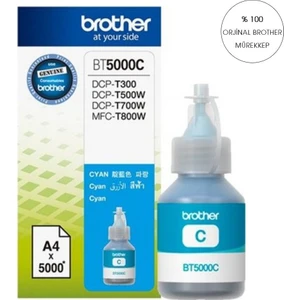 40 Ml. Orijinal Brother Mavi Mürekkep BT5000 C T220/T420W/T520W/T720W/T820W/T920W