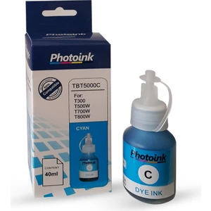 Brother Bt 5000C Uyumlu 40 ml Mavi Photoınk Plus Mürekkep T300/T310/T500/T510