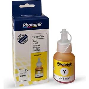 Brother Bt 5000Y Uyumlu 40 ml Sarı Photoınk Plus Mürekkep -T300/T310/T500/T510/T800/T810/T910