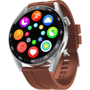 Happy World Shopping Nfc Akıllı HW28 Erkek Bluetooth Çağrı Kablosuz Şarj Ses Yardımcısı Spor Yuvarlak Saat Android IOS Vs L13 (Yurt Dışından)
