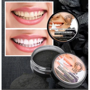 Aktif Karbon Diş Tozu Beyazlatıcı Etki 50 ml Doğal İçeriklerle Üretilmiştir