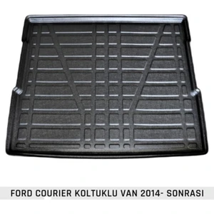 Ford Courıer 2014-2023 Arası 3D Kauçuk Bagaj Havuzu