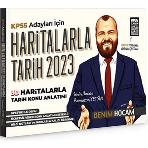 Benim Hocam Yayınları 2023 KPSS Haritalarla Tarih
