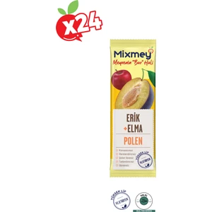 Bee Erik Ve Polen Meyve Bar 24 Adet | Glutensiz Vejetaryen Bar - 25gr X 24 Adet