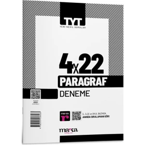 Marka Yayınları 2025 TYT Paragraf 4 Deneme Tamamı Video Çözümlü