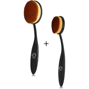 orta Boy Klasik Fondöten Kaşık Fırça Seti 2'Li